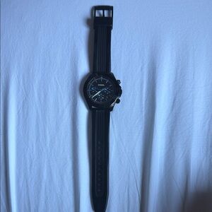 Fossil Black Chronograph Watch